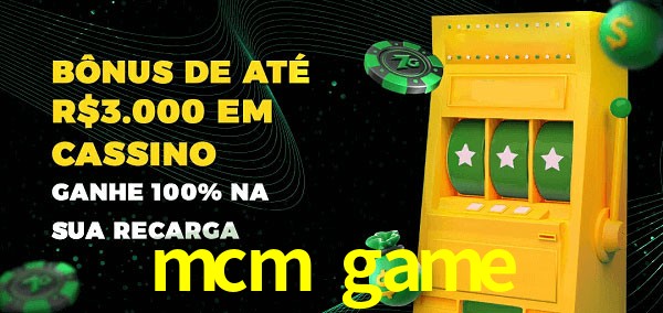 mcm game melhor bônus de depósito