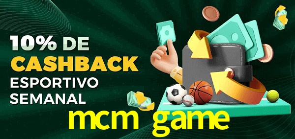 10% de bônus de cashback na mcm game